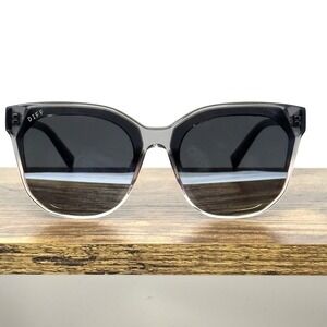 DIFF Eyewear GIA DE01-0121 VBSCN 62-14-145 Clear Gray Reflective Sunglasses